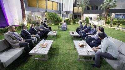 دیدار حکیم با هیئتی از رسانه‌های ایران و تاکید بر حمایت از فلسطین
