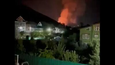 دومین لاشه جنگنده هندی در وویان نزدیک سرینگر (فیلم)