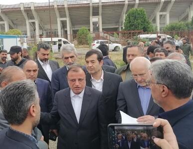 وزیر ورزش و جوانان قالیباف را در سفر به گلستان همراهی کرد