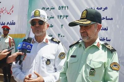کلنگ زنی 3 پروژه عمرانی پلیس راهور در خوزستان