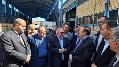 استاندار قزوین از کارخانه چسب الغری بازدید کرد