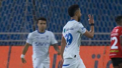 گل پنجم الهلال به الرائد (هتریک سالم الدوساری)