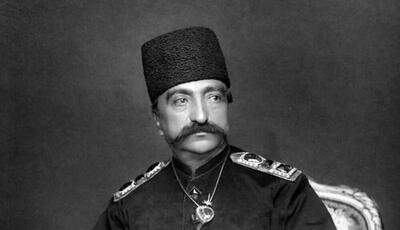 عکس/نقاشی ناصرالدین شاه از یکی از زنان حرم‌سرا