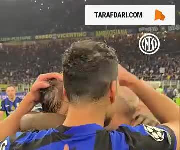 اشک‌های فدریکو دی مارکو و بارلا در آغوش مهدی طارمی پس از صعود به فینال لیگ قهرمانان اروپا