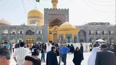 سفر معنوی بازیکنان سابق فوتبال ایران به مشهد مقدس در دهه کرامت