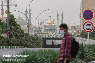 وزش باد شدید و گردوخاک در قم تا پایان هفته ادامه دارد