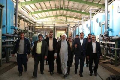 رئیس کل دادگستری استان سمنان از ۲ شرکت کربنات سدیم و سیم وکابل شاهین در شهرستان سرخه بازدید کرد