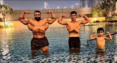 کورس جنجالی هادی چوپان و پسرش+ فیلم