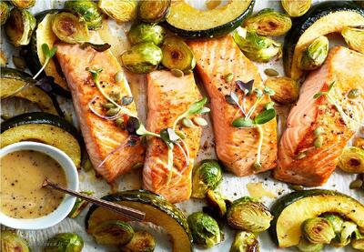 طرز تهیه یک غذای رژیمی با ماهی + فیلم