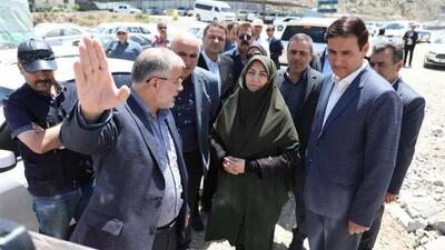 بازدید معاون رییس جمهور از پروژه آزادراه شهید سلیمانی در کرج