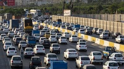 ترافیک سنگین در آزادراه های البرز