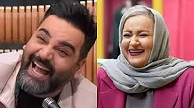 ویدیو| شوخی زشت علیخانی با نعیمه نظام‌دوست فضای مجازی را ترکاند