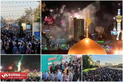 برگزاری بزرگترین جشن خانوادگی امام رضایی‌ها در مشهد با نورافشانی ویژه