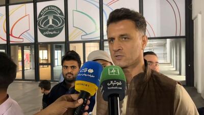 صحبتهای بهمن طهماسبی در پایان بازی استقلال و چادرملو