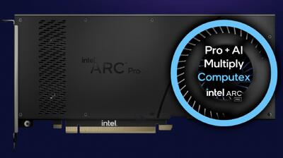 کارت گرافیک‌های Arc Pro اینتل در رویداد Computex رونمایی می‌شوند