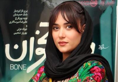 پریناز ایزدیار به سوگ نشست/ عکس