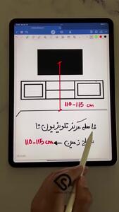نصب تلوزیون بر دیوار
