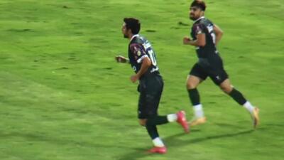 گل دوم ذوب آهن به مس رفسنجان (سوپرگل چیپ مرتضی تبریزی)