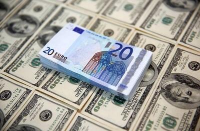 افزایش نرخ دلار و یورو در بازار مبادله‌ای