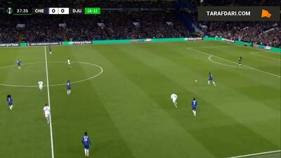 گل کیرنان دوزبری هال به دیورگوردن (چلسی 1-0 دیورگوردن) - پارس فوتبال