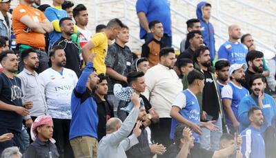 درگیری فیزیکی بین هواداران استقلال خوزستان در دربی اهواز - پارس فوتبال