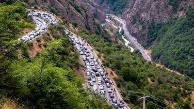 اعلام وضعیت اضطراری/ جاده کندوان یکطرفه شد
