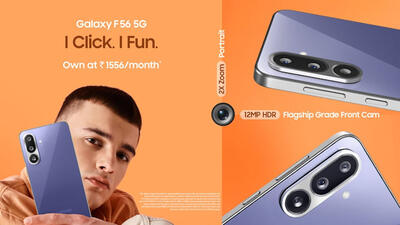 Galaxy F56 سامسونگ آمد؛ گوشی هوشمند میان‌رده با شمایل پرچمدار!