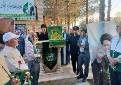 گلزار شهدای بیرجند با حضور خادمان حرم رضوی غبارروبی شد - تسنیم