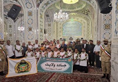 دوندگان جاده ولایت به بارگاه منور رضوی رسیدند - تسنیم