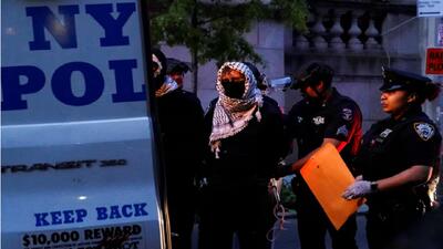 بازداشت ده‌ها دانشجوی حامی فلسطین در دانشگاه کلمبیا