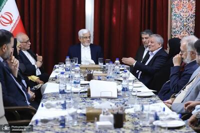 دیدار معاون اول رئیس‌جمهور با جمعی از اعضای دفتر سیاسی حزب کارگزاران سازندگی ایران