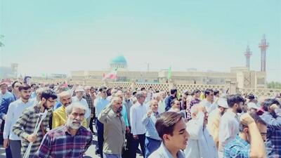 محکومیت جنایات اسرائیل در جمعه‌های خشم خراسان جنوبی