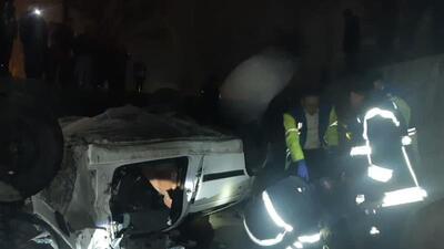تصادف خودرو در جاده کندوان پنج مصدوم داشت