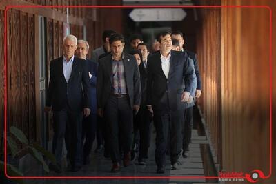 بازدید وزیر ورزش و جوانان از اردوی تیم ملی کارگری