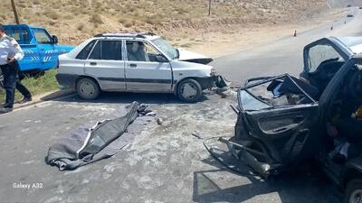واژگونی مرگبار پراید در ورودی ایذه/ ۴ کشته و مصدوم