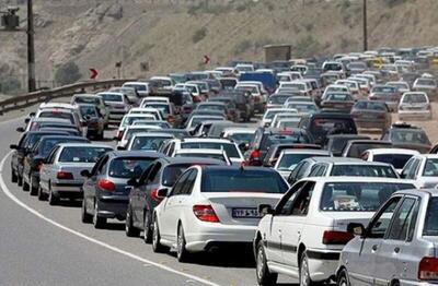 ترافیک سنگین در محورهای چالوس و هراز