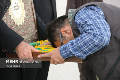 آیین پرچم گردانی حرم مطهر رضوی در شاهرود