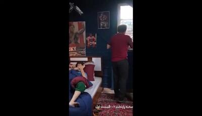 لحظات خنده‌دار و خاص از تمرین بهرام افشاری برای پایتخت ۷؛ پیانو زدن و میمون‌بازی واقعی!