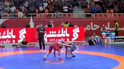 صعود امیرحسین زارع به فینال در وزن 125Kg - پارس فوتبال