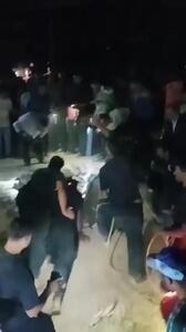 فاجعه در دل چاه/ سقوط هشت عضو یک خانواده کوهدشتی در چاه کشاورزی+ فیلم