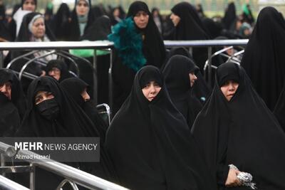 عکس: جمیله علم‌الهدی در مراسم سالگرد شهید رئیسی