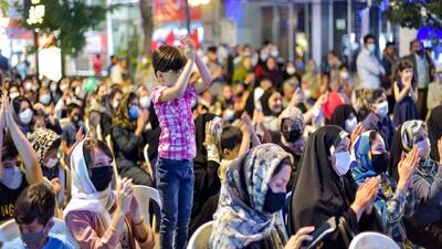 لامرد در سالروز ولادت شاه خراسان غرق در نور و سرور شد + عکس