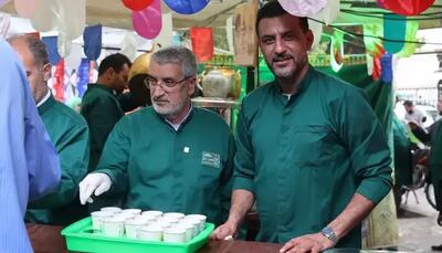 مربی استقلال در ایستگاه صلواتی