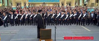 آیت الله خامنه‌ای: ایمنی کارگران باید تامین شود / مخاطب حرف های آقای وزیر، خودشان هستند /ذهن‌ها نباید از مسئله فلسطین منصرف بشود
