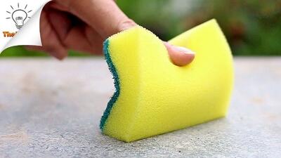 15 ایده خلاقانه برای استفاده متفاوت از اسفنج (فیلم)
