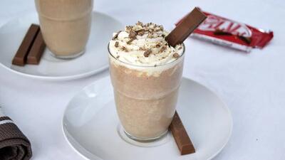 طرز تهیه میلک شیک کیت کت