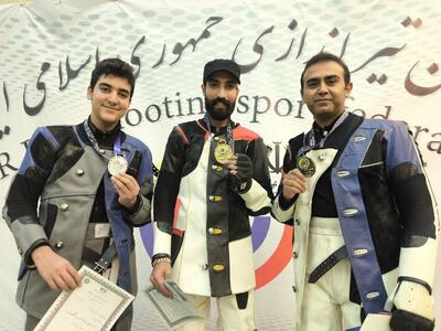 نکونام در مسابقات آزاد تفنگ قهرمان شد