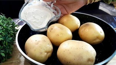 کشک + سیب زمینی / طرز تهیه کشک سیب زمینی غذایی جدید و خوشمزه