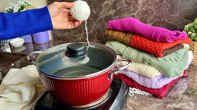 ایده بسیار کاربردی استفاده از نخ پلیورهای قدیمی