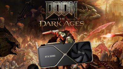 به جز RTX 4090 و ۵۰۹۰ هیچ کارت گرافیکی نمی‌تواند DOOM: The Dark Ages را به صورت 4K و 60FPS اجرا کند - گیمفا
